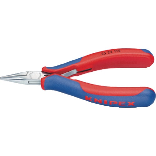 トラスコ中山 KNIPEX 精密用プライヤー 半丸115mm（ご注文単位1個）【直送品】