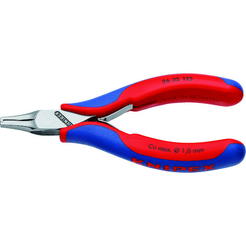 トラスコ中山 KNIPEX 3632-125 エレクトロニクスアッセンブリープライヤー（ご注文単位1個）【直送品】