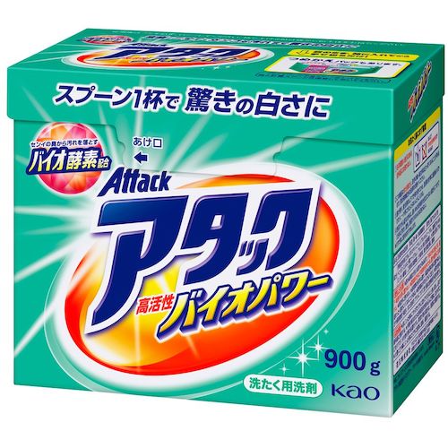 トラスコ中山 Kao アタック高活性バイオEX 大 900g（ご注文単位8個）【直送品】