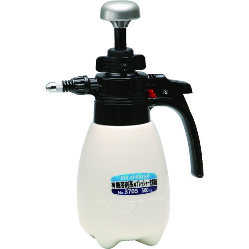 トラスコ中山 フルプラ 有機溶剤系プレッシャー式噴霧器500ml（ご注文単位1個）【直送品】