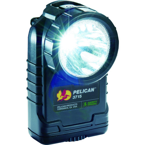 トラスコ中山 PELICAN 3715 LEDフラッシュライト 黒（ご注文単位1個）【直送品】