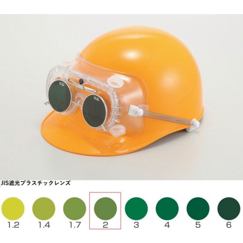 トラスコ中山 トーアボージン 遮光めがね付きゴーグル 4010FUSB TBP2 619-2641  (ご注文単位1個) 【直送品】