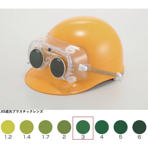 トラスコ中山 トーアボージン 遮光めがね付きゴーグル 4010FUSB TBP3 619-2630  (ご注文単位1個) 【直送品】