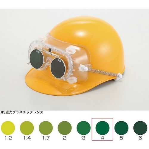 トラスコ中山 トーアボージン 遮光めがね付きゴーグル 4010FUSB TBP4 619-1150  (ご注文単位1個) 【直送品】