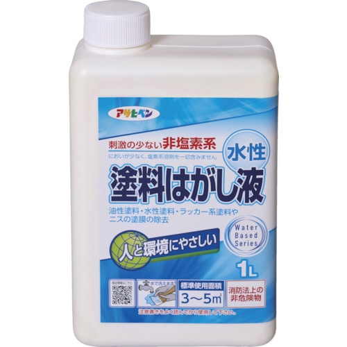 トラスコ中山 アサヒペン 水性塗料はがし液 1L 577-0876  (ご注文単位1個) 【直送品】