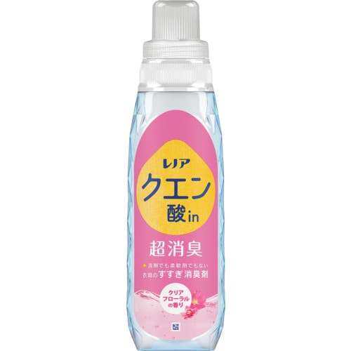 トラスコ中山 P＆G レノア クエン酸in 超消臭 すすぎ消臭剤 クリアフローラル 本体 430mL 565-8056  (ご注文単位1個) 【直送品】