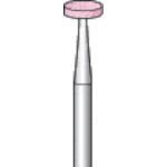 トラスコ中山 ナカニシ 軸付砥石 （10本入） 粒度＃80 ピンク 円筒 外径5mm 829-3374  (ご注文単位1パック) 【直送品】