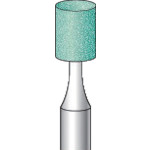 トラスコ中山 ナカニシ 軸付砥石 (10本入) 粒度#100 グリーン 円筒 外径8mm（ご注文単位1パック）【直送品】