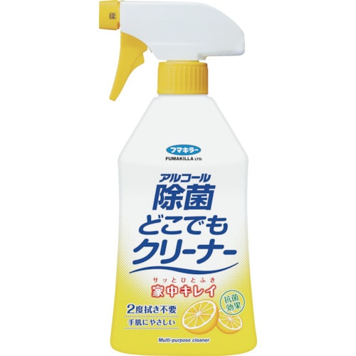 トラスコ中山 フマキラー アルコール除菌どこでもクリーナー300ml（ご注文単位1本）【直送品】