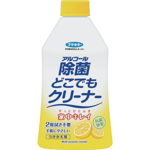 トラスコ中山 フマキラー アルコール除菌どこでもクリーナー用詰め替え 300ml（ご注文単位1本）【直送品】