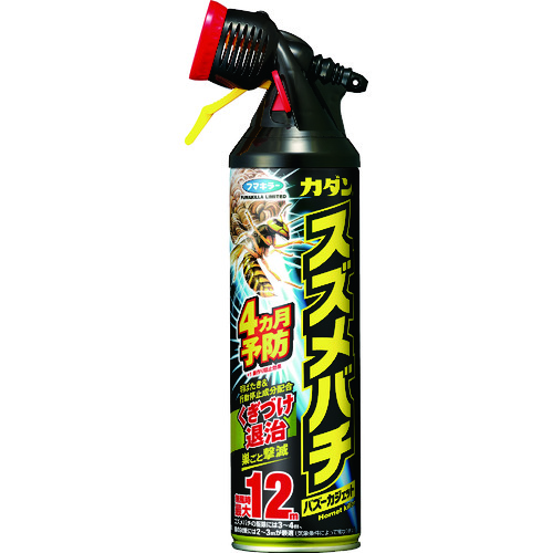 トラスコ中山 フマキラー カダンスズメバチバズーカジェット550ml（ご注文単位1本）【直送品】