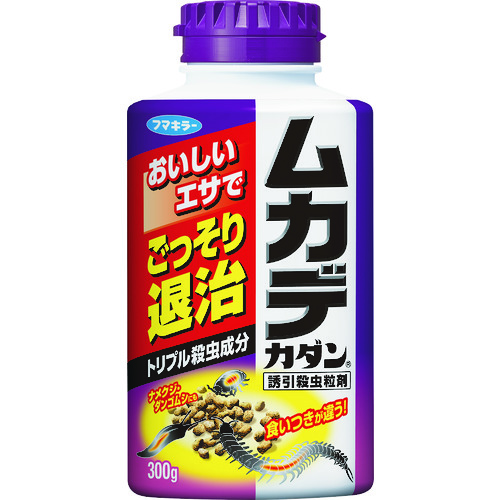 トラスコ中山 フマキラー ムカデ用ベイト剤ムカデカダン誘引殺虫粒剤（ご注文単位1個）【直送品】