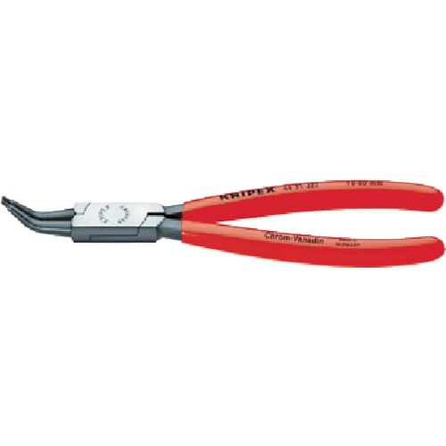 トラスコ中山 KNIPEX 4431-J02 穴用スナップリングプライヤー 45度（ご注文単位1個）【直送品】