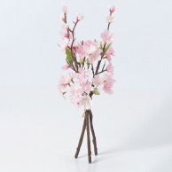 アスカ商会 造花 A-33741桜バンチ #003T　ツ-トンピンク 1束（ご注文単位1束）【直送品】