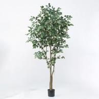 アスカ商会 造花・観葉植物 A-51045　ファイカス #051V　ウ゛ァリゲイトグリ-ン 1本（ご注文単位1本）【直送品】