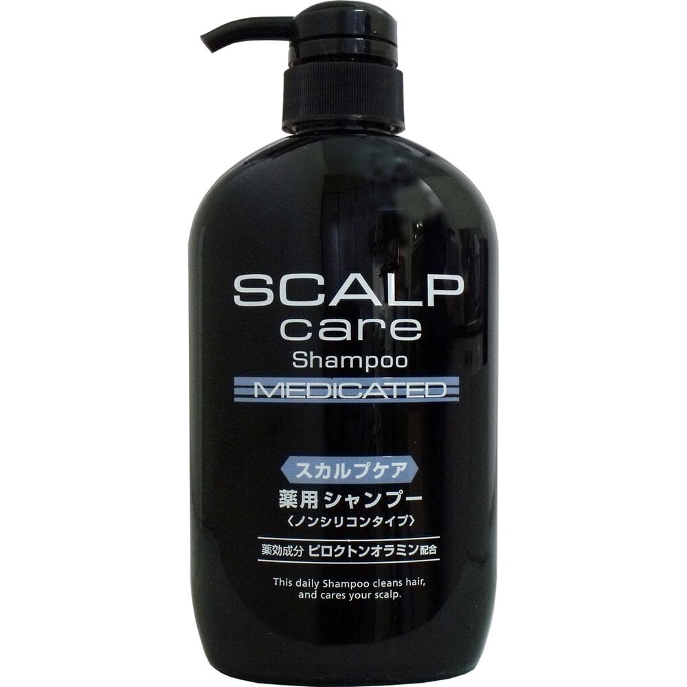 ピース薬品　スカルプケア 薬用シャンプー ノンシリコンタイプ 600mL　1個（ご注文単位1個）【直送品】