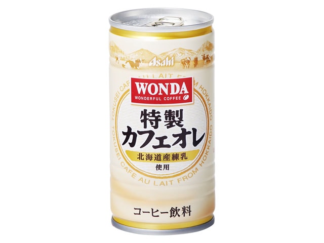 アサヒNワンダ特製カフェオレ缶185g※軽（ご注文単位30個）【直送品】