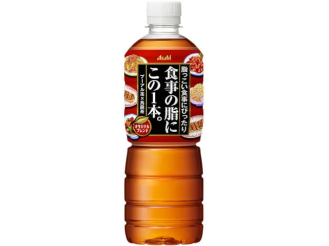 アサヒ食事の脂にこの1本。ペット600ml※軽（ご注文単位24個）【直送品】