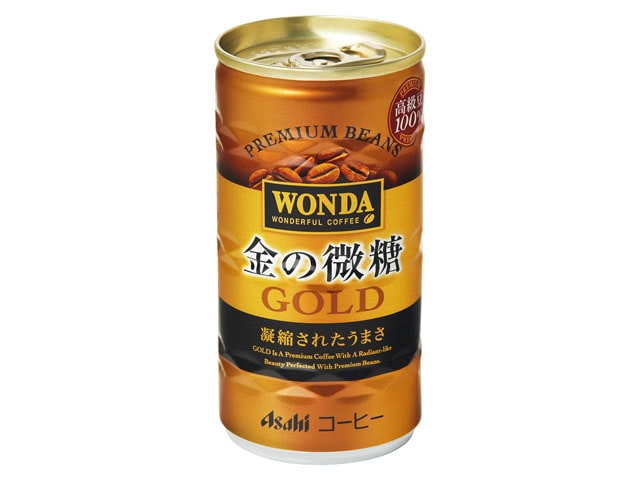 アサヒワンダ金の微糖缶185ml※軽（ご注文単位30個）【直送品】