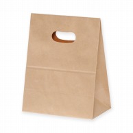 【新品】（まとめ）パックタケヤマ 手提げ紙袋 イーグリップ茶無地 M XZT52002 1パック(50枚)【×3セット】