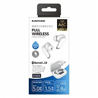 多摩電子工業 フルワイヤレスイヤホン　Bluetooth ホワイト TBS62W 1個（ご注文単位1個）【直送品】