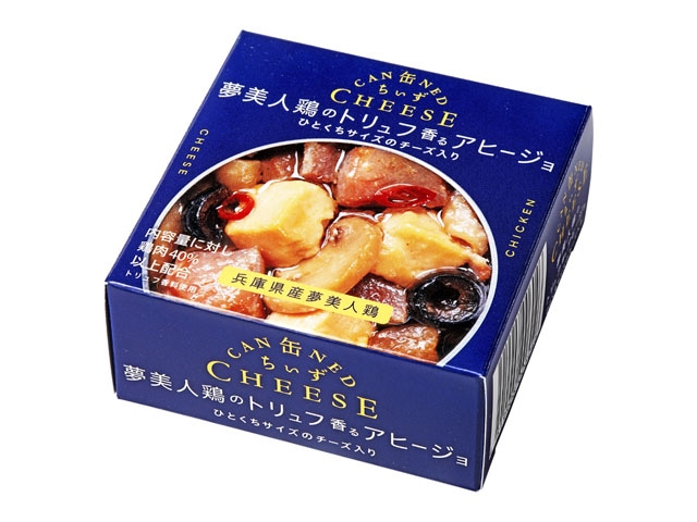 缶ちぃず夢美人鶏のトリュフ香るアヒージョ70g※軽（ご注文単位6個）【直送品】