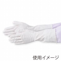 エブノ ニトリル業務用薄手手袋　パウダーフリー　左手 L 550　ホワイト 20枚/袋（ご注文単位24袋）【直送品】