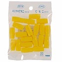 オーム電機 LPTIC-2Y 00-4013 ニチフ 絶縁キャップ 圧着端子用 TIC2 黄 50個入 LP TIC-2Y（ご注文単位1袋）【直送品】