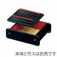 福井クラフト ミニセイロ大用蓋 黒天朱 45130201 1個（ご注文単位1個）【直送品】