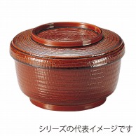 福井クラフト 飯器　ケヤキ割子　蓋親セット 栃　内朱 32603320 1個（ご注文単位1個）【直送品】