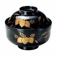 福井クラフト 木質　ひさご煮物椀　蓋親セット 桐唐草　手塗漆　蒔絵　内黒 33604800 1個（ご注文単位1個）【直送品】