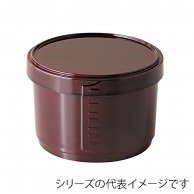 福井クラフト DXワッパ耐熱飯器　小　蓋親セット 溜　内朱 39011850 1個（ご注文単位1個）【直送品】