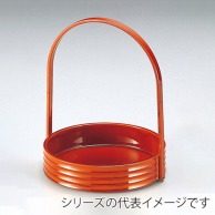 福井クラフト 6寸ロクロ目手提盛器 春慶 51304020 1個（ご注文単位1個）【直送品】