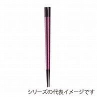 福井クラフト 五角箸　21cm 千代紙紫豆絞 90031545 1組（ご注文単位1組）【直送品】