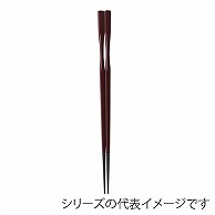 福井クラフト 杵型多久島箸　22.5cm 箸チーク塗 90022664 1組（ご注文単位1組）【直送品】