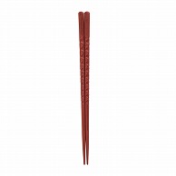 福井クラフト SPS樹脂箸　22.6cm　亀甲箸 茶OM 90023154 1組（ご注文単位1組）【直送品】