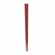 福井クラフト SPS樹脂箸　22.5cm　六角立荒彫 茶OM 90023121 1組（ご注文単位1組）【直送品】