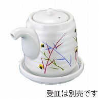 福井クラフト 陶器カスター　丸醤油差　大 銀彩若草 51272600 1個（ご注文単位1個）【直送品】