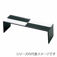 福井クラフト 前菜盛箱　耐熱二代橋盛器　30cm 黒銀市松 83320310 1個（ご注文単位1個）【直送品】