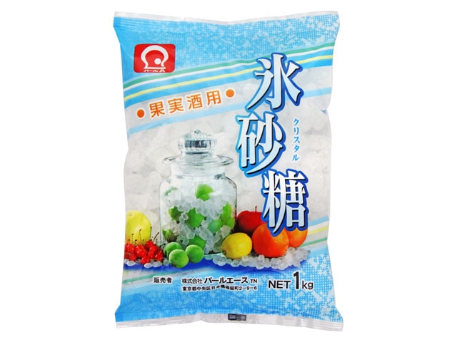 パールエース氷砂糖クリスタル1Kg※軽（ご注文単位10個）【直送品】