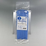 エスジー工業 結束バンド　SGケーブルタイ　スタンダード 抗菌タイプ　水色　50本 SG-200A 1袋（ご注文単位1袋）【直送品】