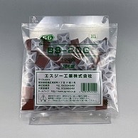 エスジー工業 SGケーブルタイ　アクセサリー　タイベース 強粘着　乳白　100個 BS-20G 1袋（ご注文単位1袋）【直送品】