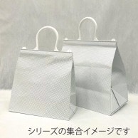 メルクロス NEWアーチハンドルクールバッグ M 白 60枚/箱（ご注文単位1箱）【直送品】