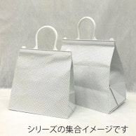 メルクロス NEWアーチハンドルクールバッグ L 白 60枚/箱（ご注文単位1箱）【直送品】