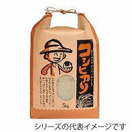 マルタカ 米袋　紐付クラフト　保湿タイプ コシヒカリ　少年とおむすび　2kg KHP110 300枚/箱（ご注文単位1箱）【直送品】