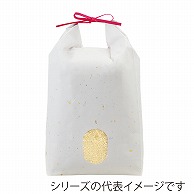 マルタカ 米袋　紐付雲龍和紙 無地　金銀　赤紐　1kg KH0911 300枚/箱（ご注文単位1箱）【直送品】