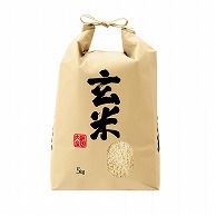 米袋　紐付クラフト 玄米　良穀　5kg KH-0370 300枚/箱（ご注文単位1箱）【直送品】