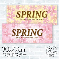 春　パラポスター 桜スプリング　20枚 08C-46401B2 1セット（ご注文単位1セット）【直送品】