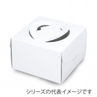 柳井紙工 キャリーデコケース　ホワイト 4.5 52245 100枚/箱（ご注文単位1箱）【直送品】