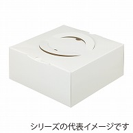 洋菓子箱　HCホワイト H80　4号 1-030-34　200枚/袋（ご注文単位1袋）【直送品】